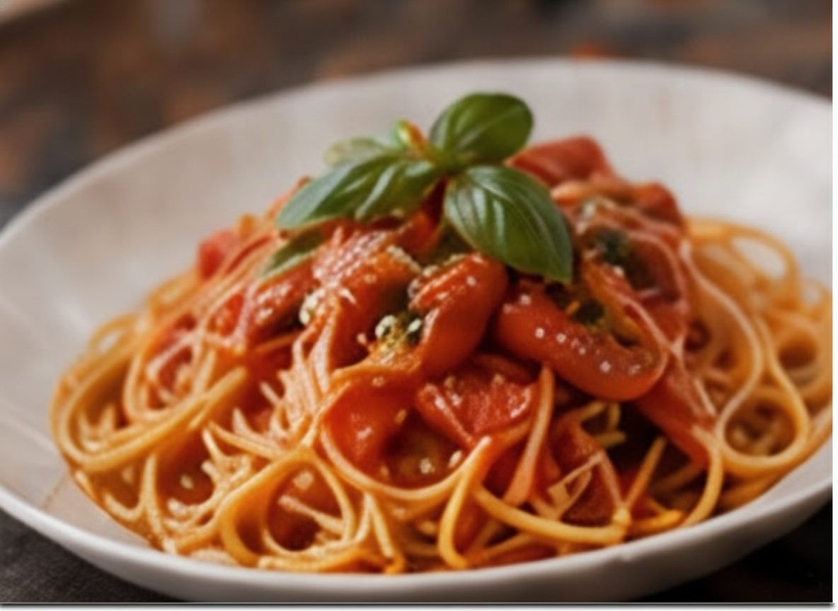 パスタの加工後